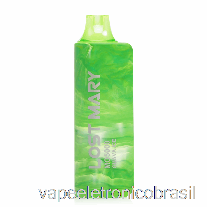 Vape Eletrônico Perdido Mary Mo5000 Gelo De Goiaba Descartável